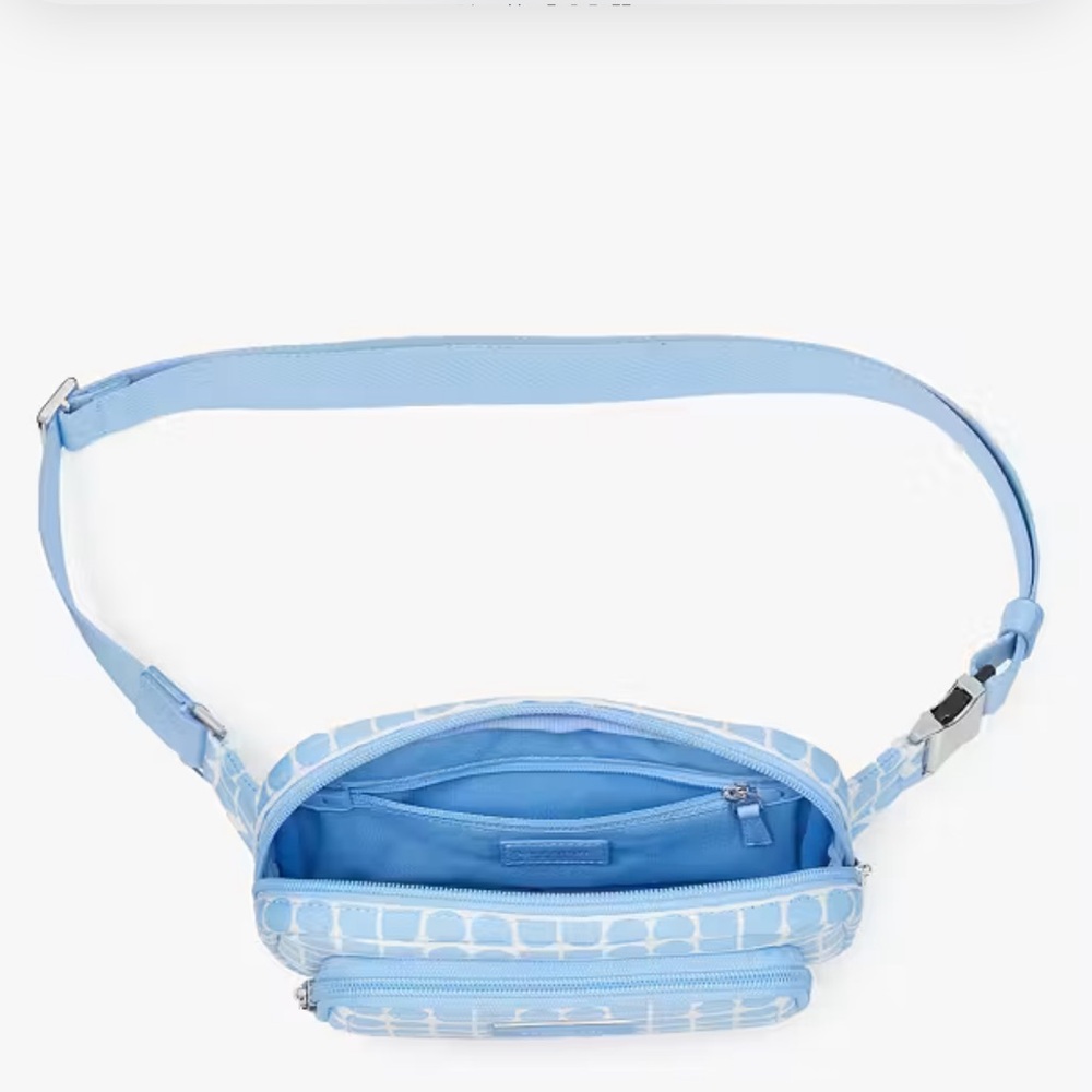Kate Spade Noel Jacquard Belt Bag
Astral Blue 
NWT Waist
Bags & Fanny Packs - Picture 4 of 16
